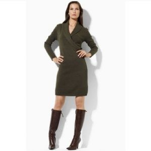 Ralph Lauren wrap sweater dress